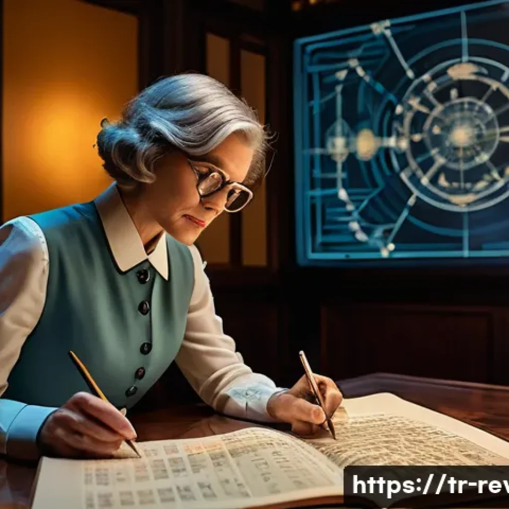 리버스 1999 팬들이 만든 게임 가이드 - **Prompt 1: Strategic Planning Session in a Retro Study**
    "An intricate, retro-futuristic study ...