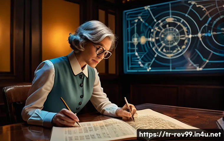 리버스 1999 팬들이 만든 게임 가이드 - **Prompt 1: Strategic Planning Session in a Retro Study**
    "An intricate, retro-futuristic study ...