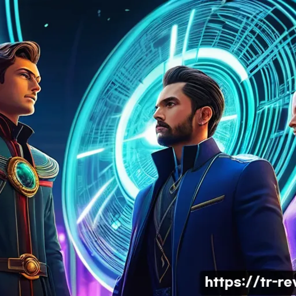 리버스 1999 공식 SNS 이벤트 - **Prompt 1: Creative Content Contest - Fan Art Showcase**
    "A vibrant and intricate fan art piece...