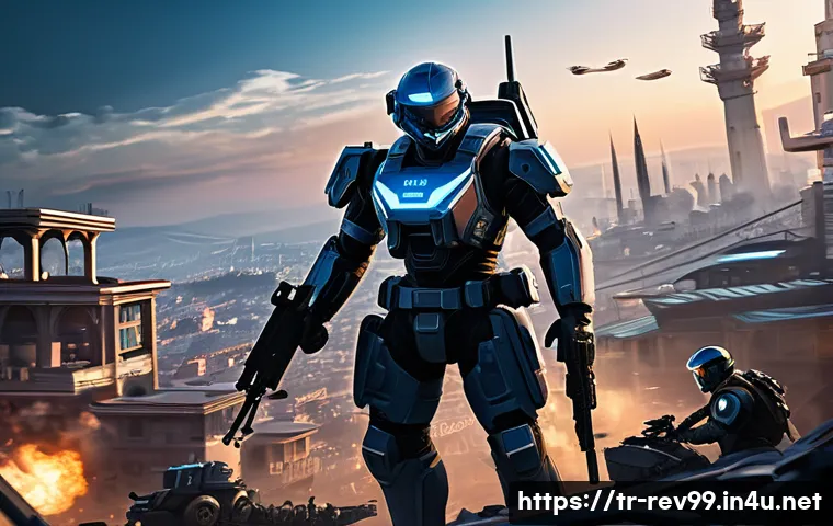 리버스 1999 업데이트 후 새로운 공략 - A dynamic team battle scene in a futuristic urban map inspired by Istanbul’s skyline at dusk, featur...